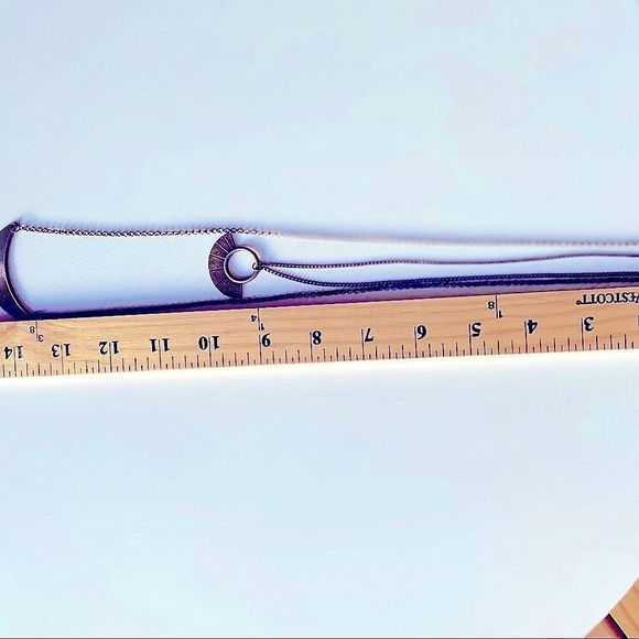 NWOT! Cool 😎 Unique Double Necklace - Picture 3 of 4